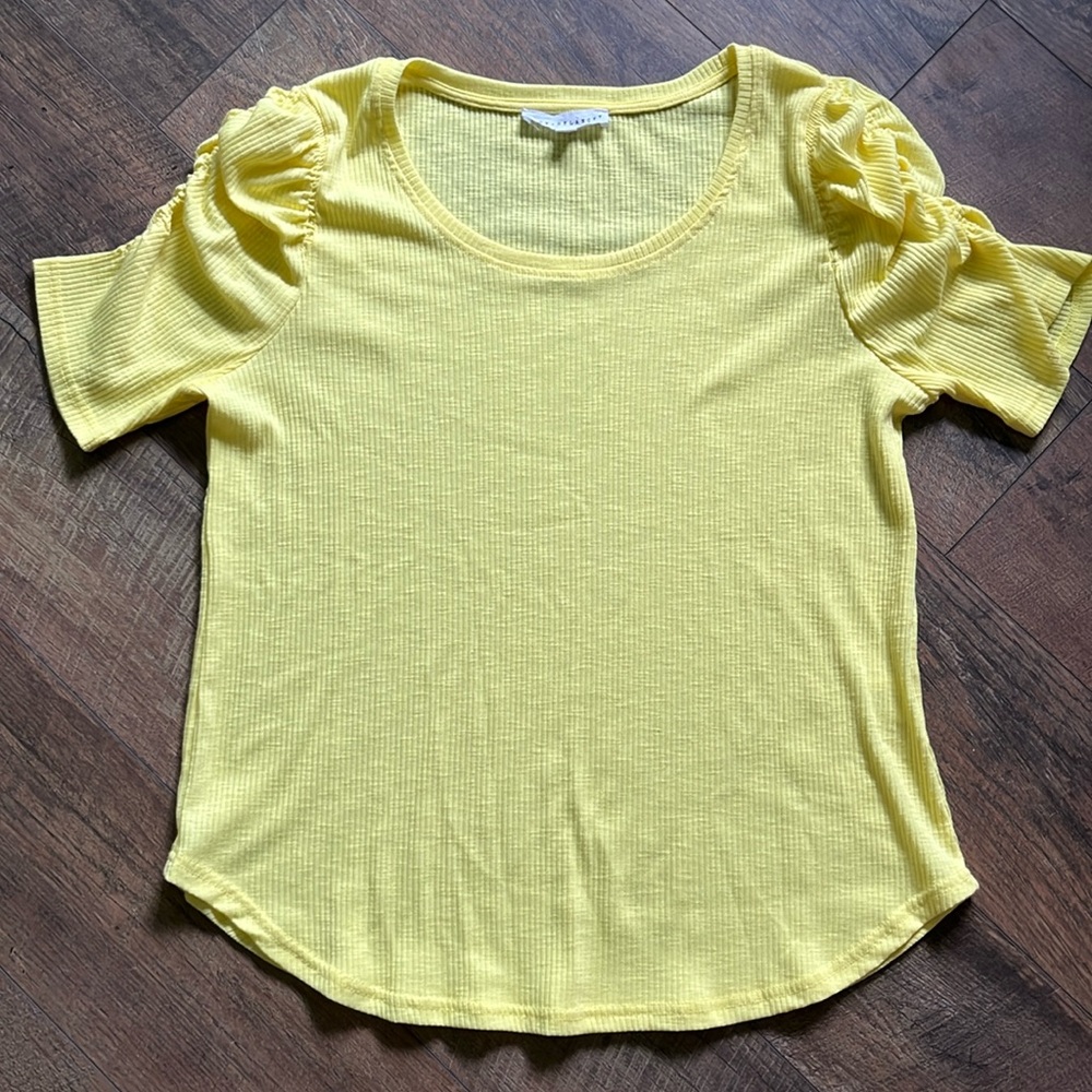 Lane + Delancey yellow top